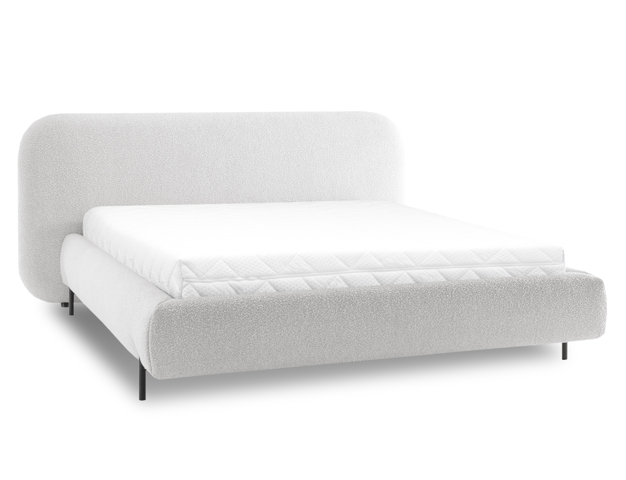 ELTAP Postel Pointt + Kovový rám/plynový výtah/kontejner Barva: Béžová, Textilie: Jaffray 18, Rozměr: 180x200