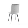 sametová jídelní židle teldrassil 4 – světle šedá – pohled na produkt