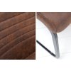 Jídelní židle Zonda Cozy – hnědá – detail opěradla
