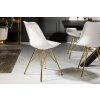 Jídelní židle Havre Loft – bílá – pohled z boku