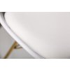 Jídelní židle Havre Loft – bílá – detail sedáku