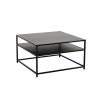konferenční stolek ocel černá
