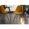 Jídelní židle Solna Edge – žlutá – pohled z boku