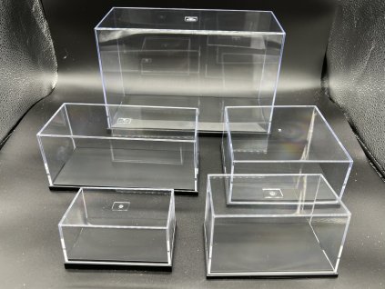 Transparente Box für Mineralien und Modelle