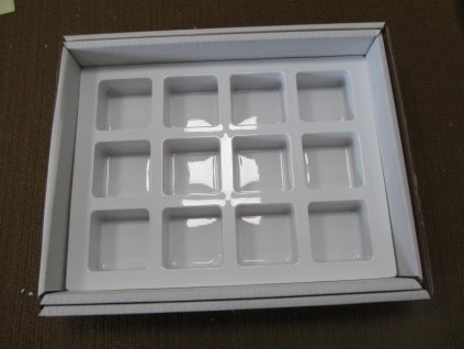 Papierschachtel A4 - 5,5 cm mit PVC-Formteil