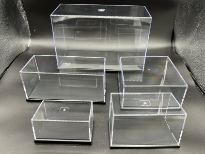 Transparente Box für Mineralien und Modelle