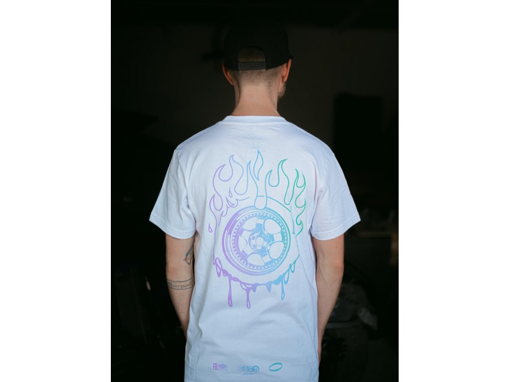 Fire Tire T-Shirt - White