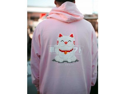 Pixel Cat sweatshirt - pink