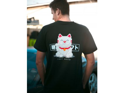 Koszulka Pixel Cat - czarna