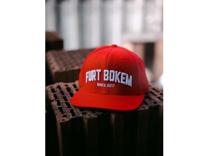 Snapback Furt Bokem since / červená