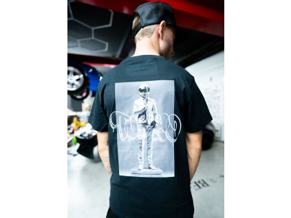 Tričko Mr. Racer černé / premium