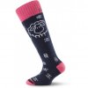 Černo-růžové dětské ponožky SJW