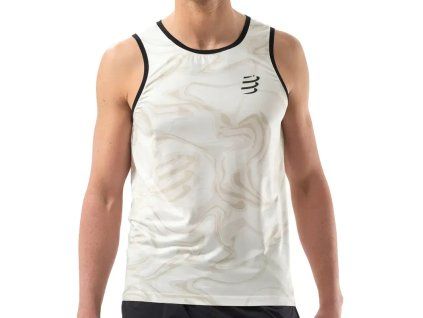 Compressport Performance Singlet Print férfi trikó