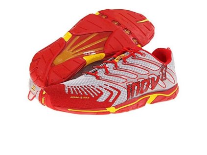 inov-8 Road-X 233 futócipő (szürke-piros-sárga) (Cipőméret eu - 38,5, Lábállás normál - neutrális)