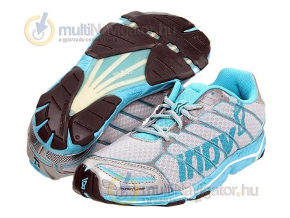 inov-8 Road-X 238 női edzőcipő (ezüst-világoskék) (Cipőméret eu - 36, Lábállás normál - neutrális)