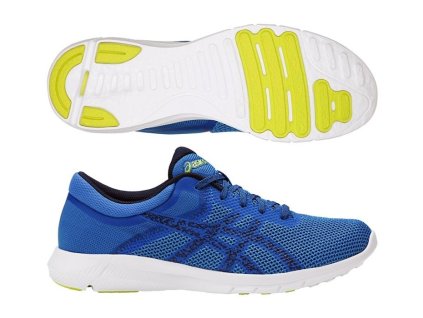 Asics Nitrofuze 2 férfi utcai futócipő (kék-sötétkék-fehér)   T7E3N-4149 (Cipőméret eu - 44, Lábállás normál - neutrális)