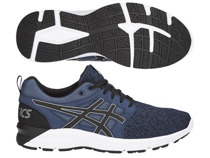 Asics Gel-Torrance (férfi) futócipő (sötétkék-fekete-fehér)  T7J3N-4990 (Cipőméret eu - 44,5, Lábállás normál - neutrális)