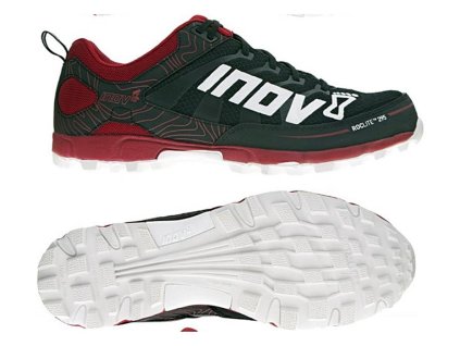 inov-8 Roclite 295 (férfi) futócipő (szürke-piros-fekete) Standard Fit (Cipőméret eu - 40,5, Lábállás normál - neutrális)
