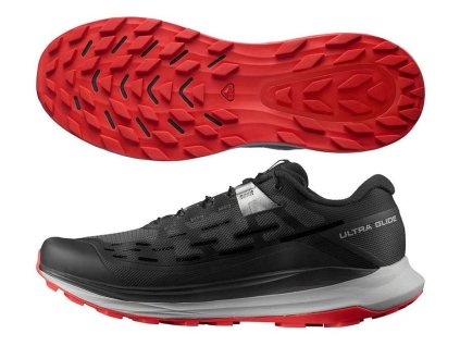 Salomon Ultra Glide férfi terepfutócipő fekete L41430500 (Cipőméret eu - 41+1/3, Lábállás normál - neutrális, Talaj Terep)