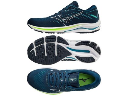 Mizuno Wave Rider 25 férfi futócipő J1GC210302 (Cipőméret eu - 50, Lábállás normál - neutrális)