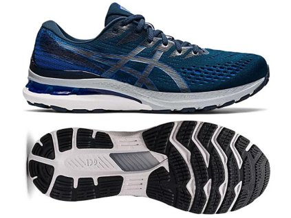 ASICS Gel-Kayano 28 férfi futócipő s.kék 1011B189-400 (Cipőméret eu - 39, Lábállás stabil - pronáló)