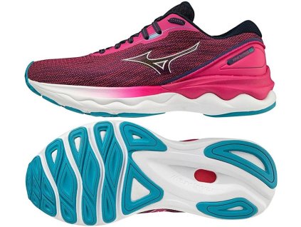 Mizuno WAVE SKYRISE 3 női futócipő J1GD220902 (Cipőméret eu - 41, Lábállás normál - neutrális)