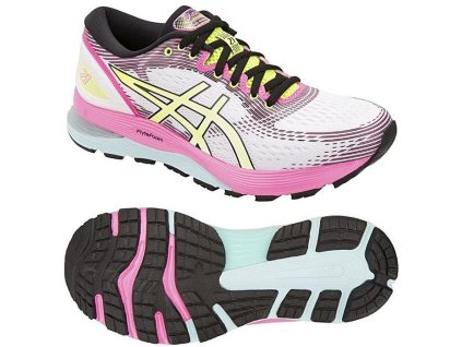 Asics Gel Nimbus 21 SP női futócipő fehér-pink 1012A502-100 (Cipőméret eu - 36, Lábállás normál - neutrális)