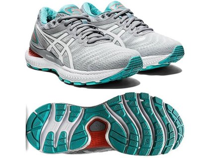 ASICS GEL-NIMBUS 22 női futócipő 1012A587-020 (Cipőméret eu - 38, Lábállás normál - neutrális)