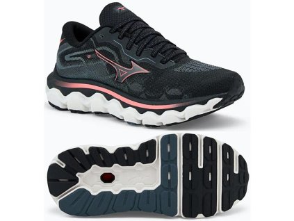 Mizuno Wave Horizon 7 női futócipő j1gd242624 (Cipőméret eu - 42, Lábállás stabil - pronáló)