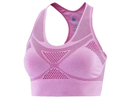 Salomon Medium Impact Bra sportmelltartó (viola) L39286100 (Ruhaméret XS, Szín -)