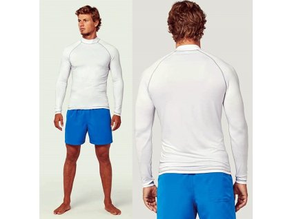 Proact® UV szuros feher polo UPF50+