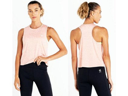 Crop Top női, fehér futótrikó  DWT646-900 (Ruhaméret XS, Szín -)