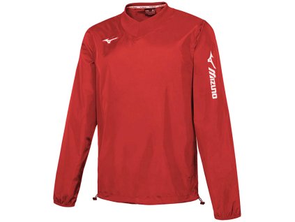 Mizuno rain, piros férfi szél-esődzseki P2EE755062 (Ruhaméret S, Szín -)