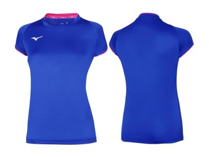 Mizuno core női futópóló royalkék 32EA720222 (Ruhaméret XS, Szín -)