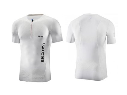 Salomon S-Lab Exo HZ SS Tee (férfi) futófelső (fehér) L40069200 (Ruhaméret XS, Szín -)