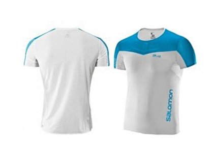 Salomon S/Lab Sense Tee (férfi) futópóló (fehér-világoskék)  L39265500