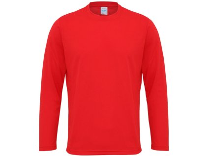 JustCool UPF 40+ UV szűrős hosszú ujjú, nyári póló JC002RED