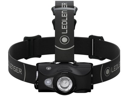LEDLENSER MH8 outdoor toltheto LED fejlampa 600lm 200m, RGB, 1xLi ion, fekete