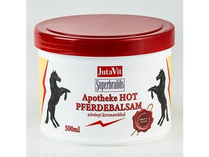JutaVit Lóbalzsam Hot bemelegítő, regeneráló krém 500ml (Ruhaméret -, Szín -)