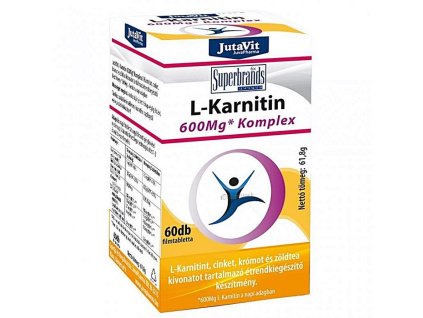JutaVit L-Karnitin 600mg komplex (Íz ismeretlen)