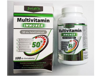 JutaVit Multivitamin 50 év felettieknek, 100db (Íz ismeretlen)