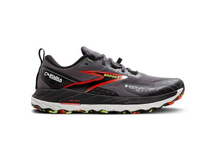Brooks Cascadia 18 GTX férfi terepfutócipő – oldalnézet, vízálló GORE‑TEX, terep használat