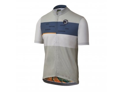 Cyklistické tričko Dotout Cruiser Jersey Light Grey