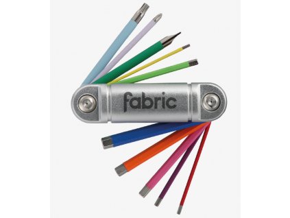 Fabric multiklíč 11v1 color coded mini tool - silver