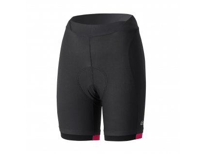 Dámské cyklistické kalhoty Dotout Instinct W Short - black/fuchsia