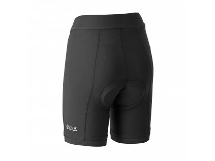 Dámské cyklistické kalhoty Dotout Instinct W Short (pad DOT PRO W) - black/black