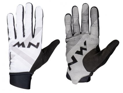 cyklisticke rukavice northwave extreme full fingers bile 78280