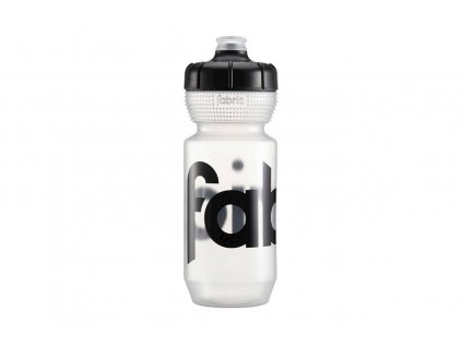 Fabric láhev gripper bottle 600ml s protiskluzovým povrchem - clear/black cap