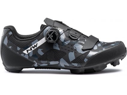 panske cyklisticke tretry north wave razer black camo 93474