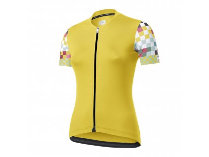 Dámský cyklistický dres Dotout Live W Jersey - light yellow
